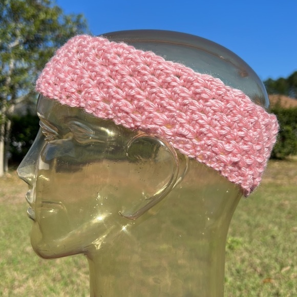 New hand crafted pink headband - Picture 5 of 8